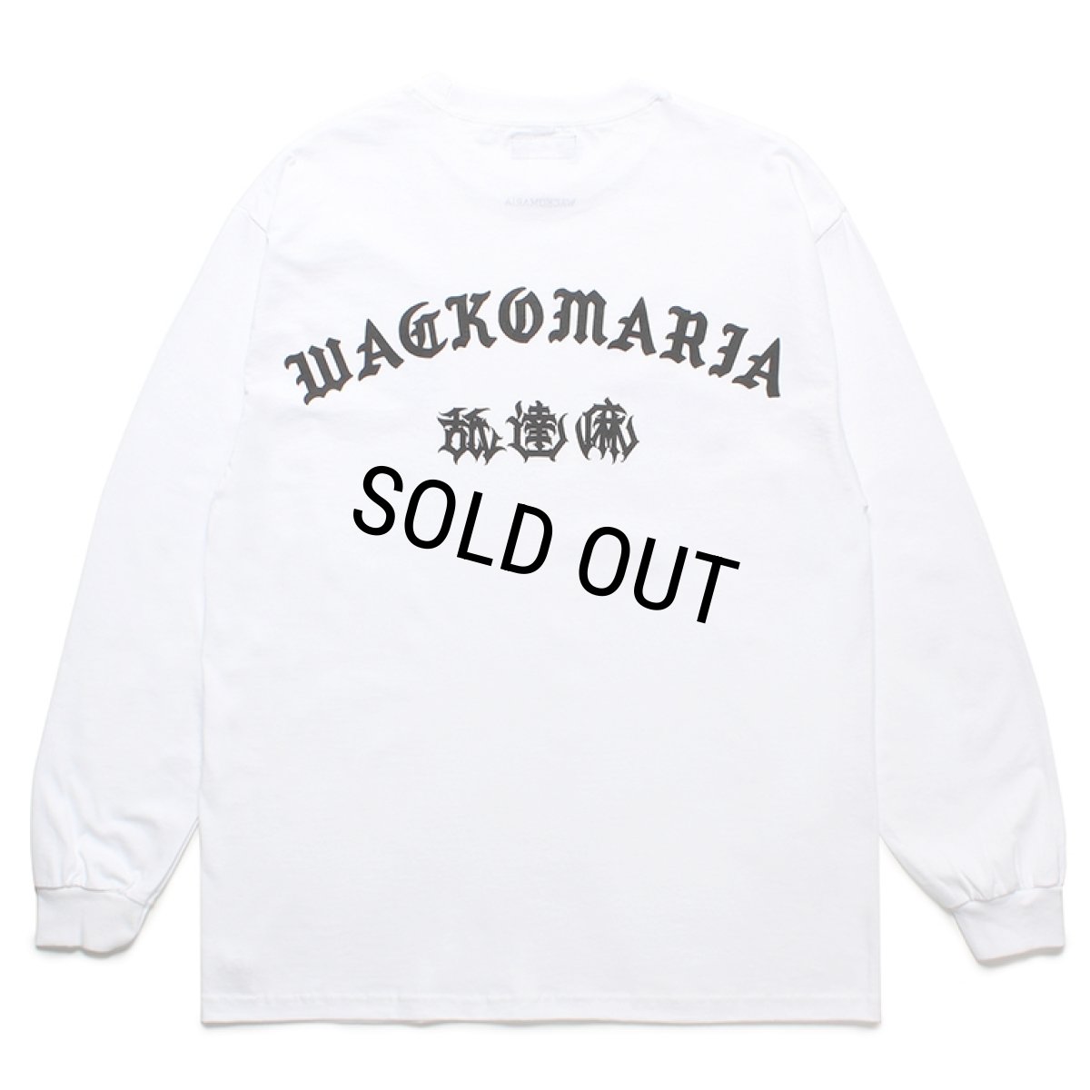 画像2: WACKO MARIA/舐達麻 / HIGH TIMES / LONG SLEEVE T-SHIRT（WHITE）［プリント長袖T-24春夏］ (2)