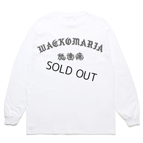 画像2: WACKO MARIA/舐達麻 / HIGH TIMES / LONG SLEEVE T-SHIRT（WHITE）［プリント長袖T-24春夏］