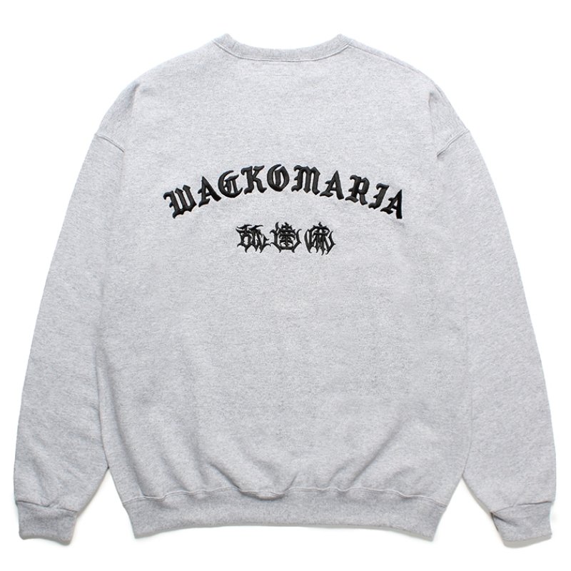 画像2: WACKO MARIA/舐達麻 / HIGH TIMES / SWEAT SHIRT（GRAY）［クルーネックスウェット-24春夏］