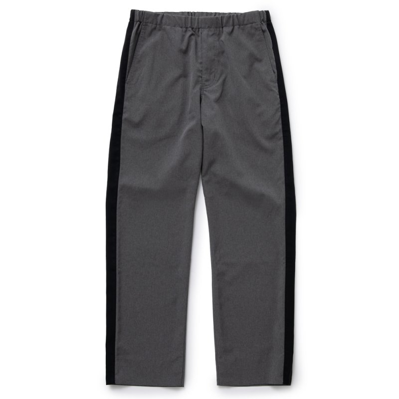 画像1: 【30%OFF】RATS/EASY LINE SLACKS PANTS（GRAY/BLACK LINE）［ラインスラックスパンツ-24春夏］