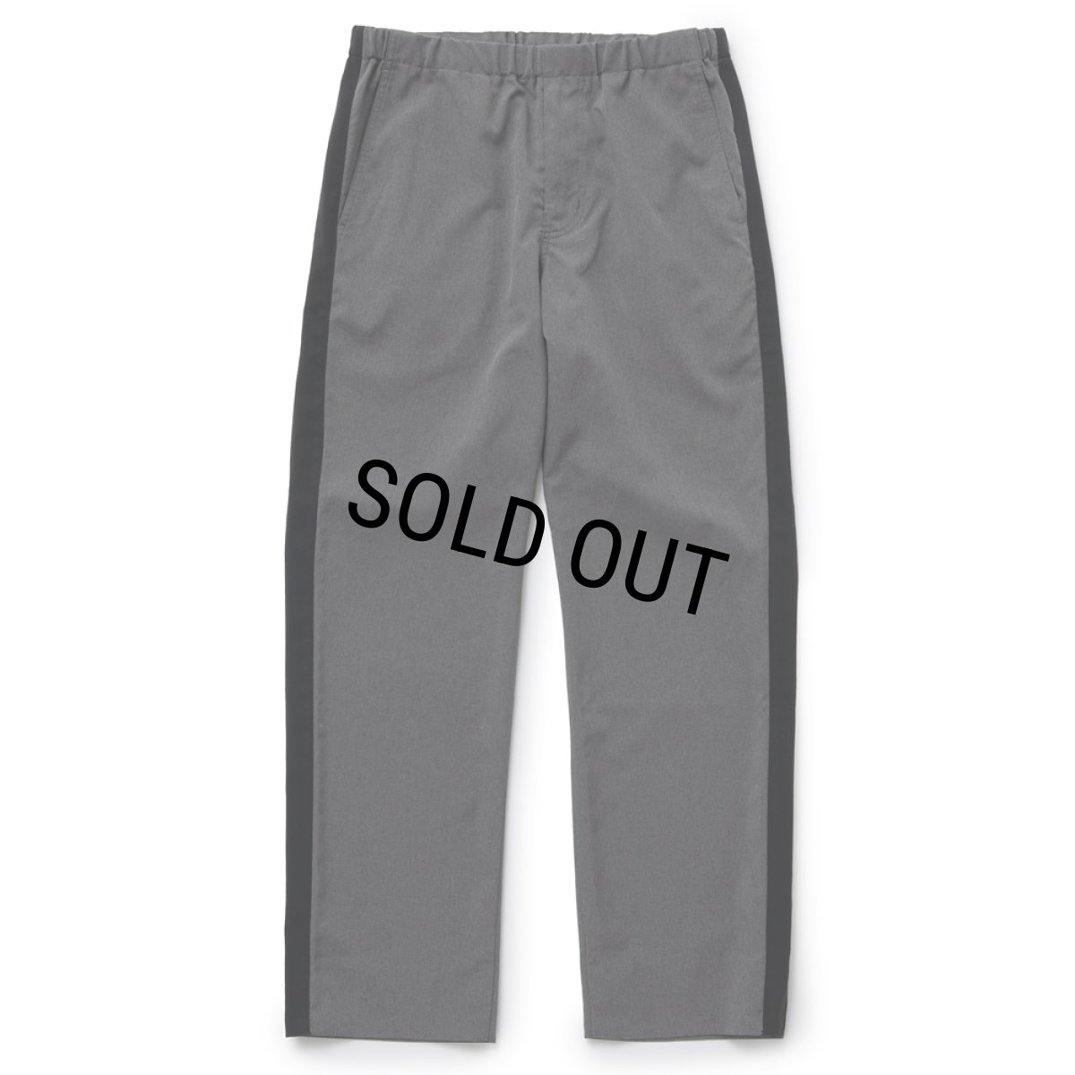 画像1: 【30%OFF】RATS/EASY LINE SLACKS PANTS（GRAY/BLACK LINE）［ラインスラックスパンツ-24春夏］ (1)
