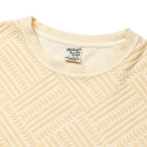 他の写真2: CALEE/PILE JACQUARD DROP SHOULDER CS（IVORY）［パイルジャガードカットソー-24春夏］