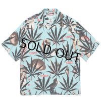 WACKO MARIA/HIGH TIMES / HAWAIIAN SHIRT（MINT）［ハワイアンシャツ-24春夏］