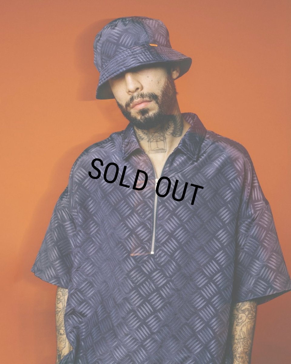 画像2: TIGHTBOOTH/CHECKER PLATE BUCKET HAT（Black）［バケットハット-24春夏］ (2)