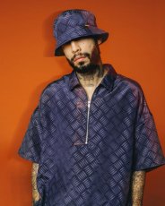 画像2: TIGHTBOOTH/CHECKER PLATE BUCKET HAT（Black）［バケットハット-24春夏］ (2)