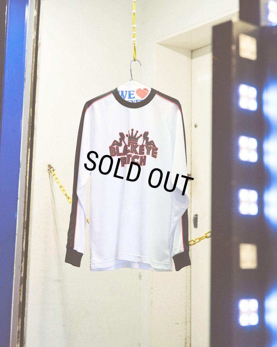 画像3: BlackEyePatch/PIMP SPORT JERSEY L/S TEE（WHITE） (3)