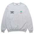 画像1: WACKO MARIA/舐達麻 / HIGH TIMES / SWEAT SHIRT（GRAY）［クルーネックスウェット-24春夏］ (1)