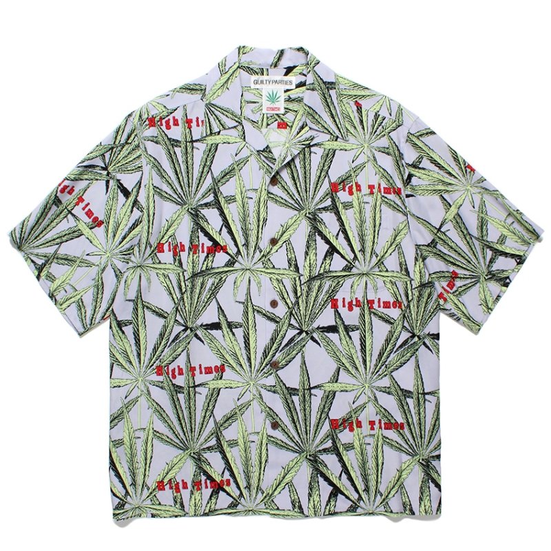 画像1: WACKO MARIA/HIGH TIMES / HAWAIIAN SHIRT（PURPLE）［ハワイアンシャツ-24春夏］