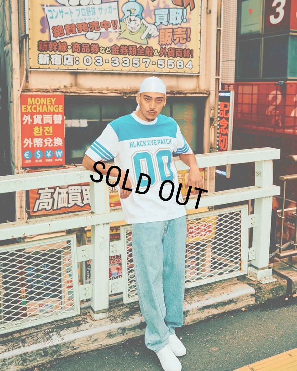 画像3: BlackEyePatch/DOUBLE O FOOTBALL TEE（WHITE） (3)