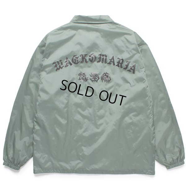 画像2: WACKO MARIA/舐達麻 / HIGH TIMES / COACH JACKET（GREEN）［コーチJKT-24春夏］