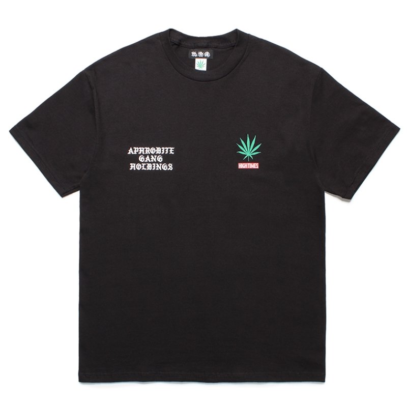 画像1: WACKO MARIA/舐達麻 / HIGH TIMES / T-SHIRT（BLACK）［プリントT-24春夏］
