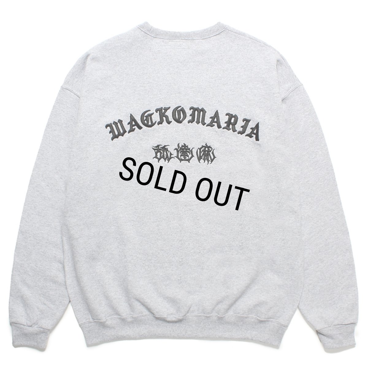 画像2: WACKO MARIA/舐達麻 / HIGH TIMES / SWEAT SHIRT（GRAY）［クルーネックスウェット-24春夏］ (2)
