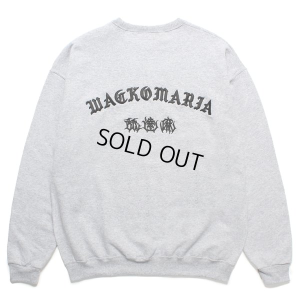 画像2: WACKO MARIA/舐達麻 / HIGH TIMES / SWEAT SHIRT（GRAY）［クルーネックスウェット-24春夏］