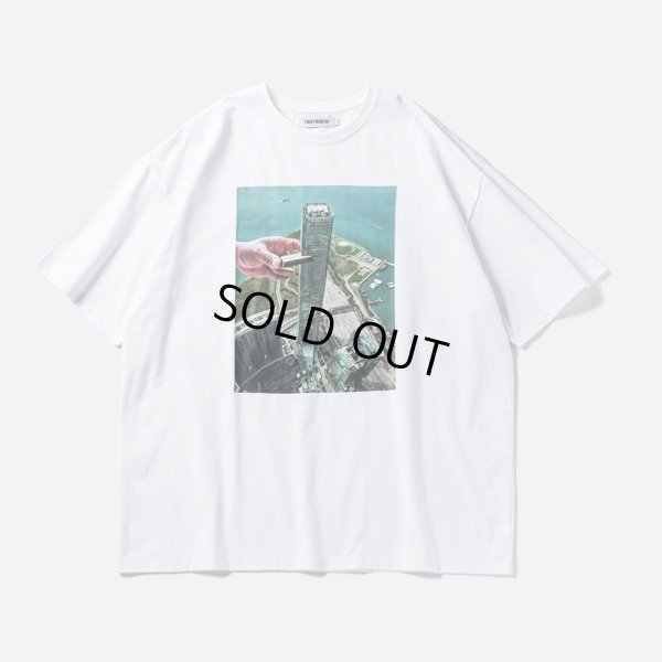画像1: 【30%OFF】TIGHTBOOTH/JENGA T-SHIRT（White）［プリントT-24春夏］