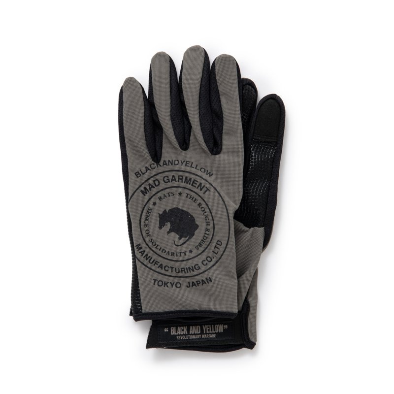 画像1: 【30%OFF】RATS/MC GLOVE（CHARCOAL）［モーターサイクルグローブ-24春夏］