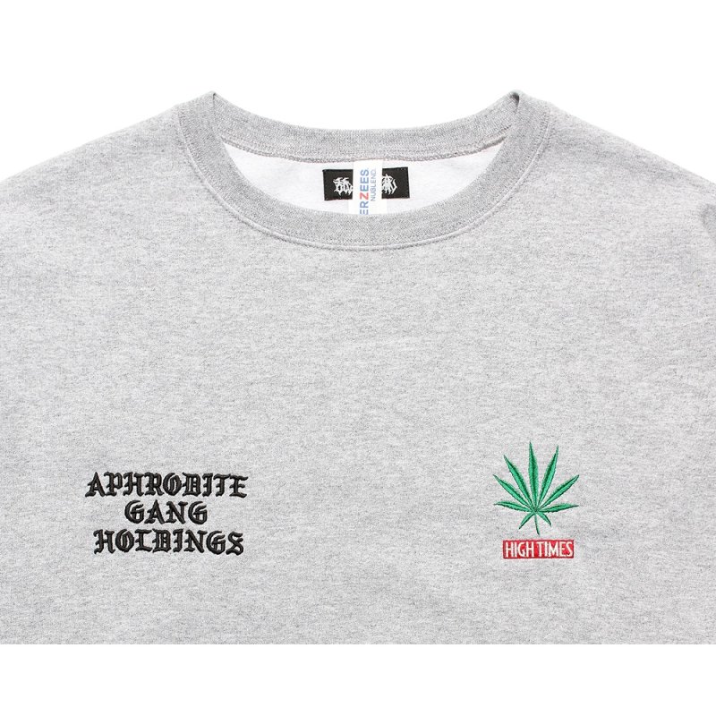 画像3: WACKO MARIA/舐達麻 / HIGH TIMES / SWEAT SHIRT（GRAY）［クルーネックスウェット-24春夏］