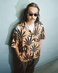 画像2: WACKO MARIA/HIGH TIMES / HAWAIIAN SHIRT（BROWN）［ハワイアンシャツ-24春夏］ (2)