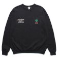 画像1: WACKO MARIA/舐達麻 / HIGH TIMES / SWEAT SHIRT（BLACK）［クルーネックスウェット-24春夏］ (1)