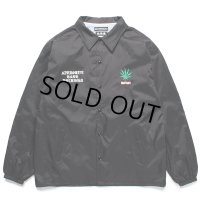 WACKO MARIA/舐達麻 / HIGH TIMES / COACH JACKET（BLACK）［コーチJKT-24春夏］