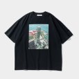 画像1: TIGHTBOOTH/JENGA T-SHIRT（Black）［プリントT-24春夏］ (1)