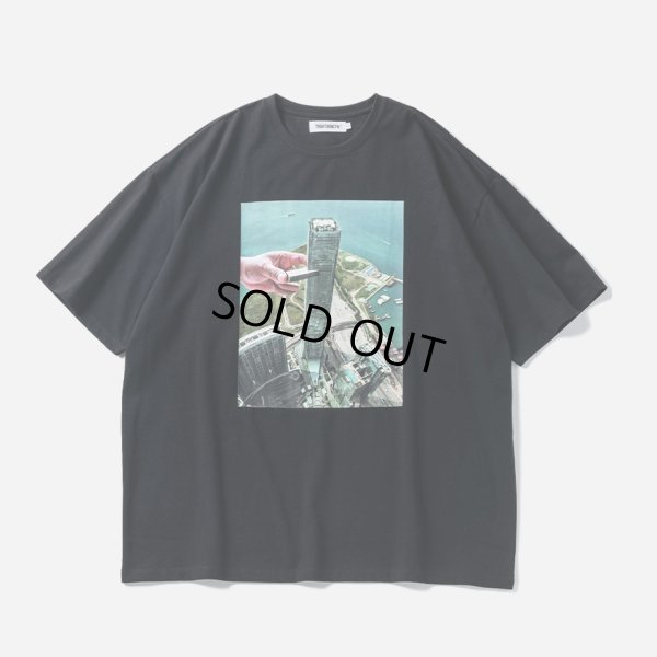 画像1: TIGHTBOOTH/JENGA T-SHIRT（Black）［プリントT-24春夏］