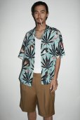 画像2: WACKO MARIA/HIGH TIMES / HAWAIIAN SHIRT（MINT）［ハワイアンシャツ-24春夏］ (2)