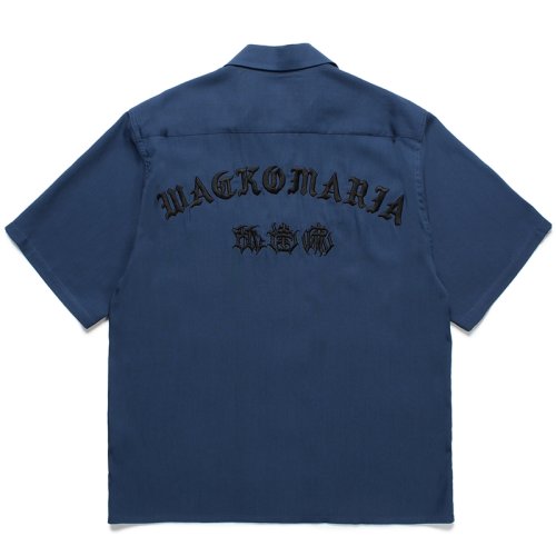 他の写真2: WACKO MARIA/舐達麻 / HIGH TIMES / 50'S OPEN COLLAR SHIRT（NAVY）［50'Sオープンカラーシャツ-24春夏］