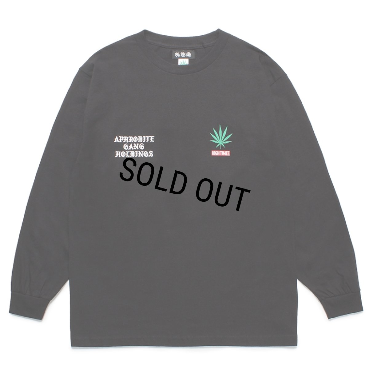 画像1: WACKO MARIA/舐達麻 / HIGH TIMES / LONG SLEEVE T-SHIRT（BLACK）［プリント長袖T-24春夏］ (1)