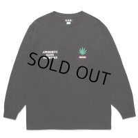 WACKO MARIA/舐達麻 / HIGH TIMES / LONG SLEEVE T-SHIRT（BLACK）［プリント長袖T-24春夏］