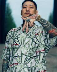 画像4: WACKO MARIA/HIGH TIMES / HAWAIIAN SHIRT（PURPLE）［ハワイアンシャツ-24春夏］ (4)