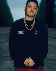 画像7: WACKO MARIA/舐達麻 / HIGH TIMES / SWEAT SHIRT（BLACK）［クルーネックスウェット-24春夏］ (7)