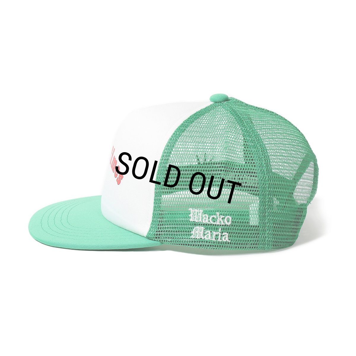画像2: WACKO MARIA/HIGH TIMES / MESH CAP（GREEN）［メッシュキャップ-24春夏］ (2)