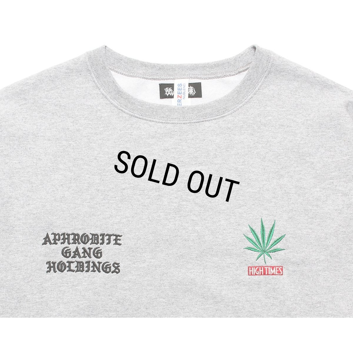 画像3: WACKO MARIA/舐達麻 / HIGH TIMES / SWEAT SHIRT（GRAY）［クルーネックスウェット-24春夏］ (3)