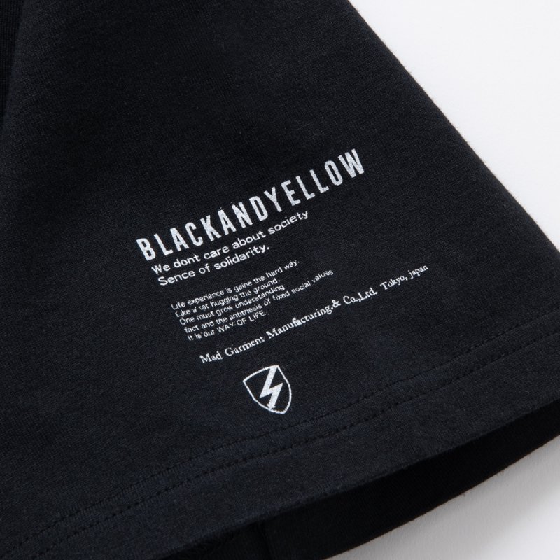 画像3: RATS/PACK TEE "CREW NECK REGULAR SILHOUETTE"（BLACK）［プリントポケT-24春夏］