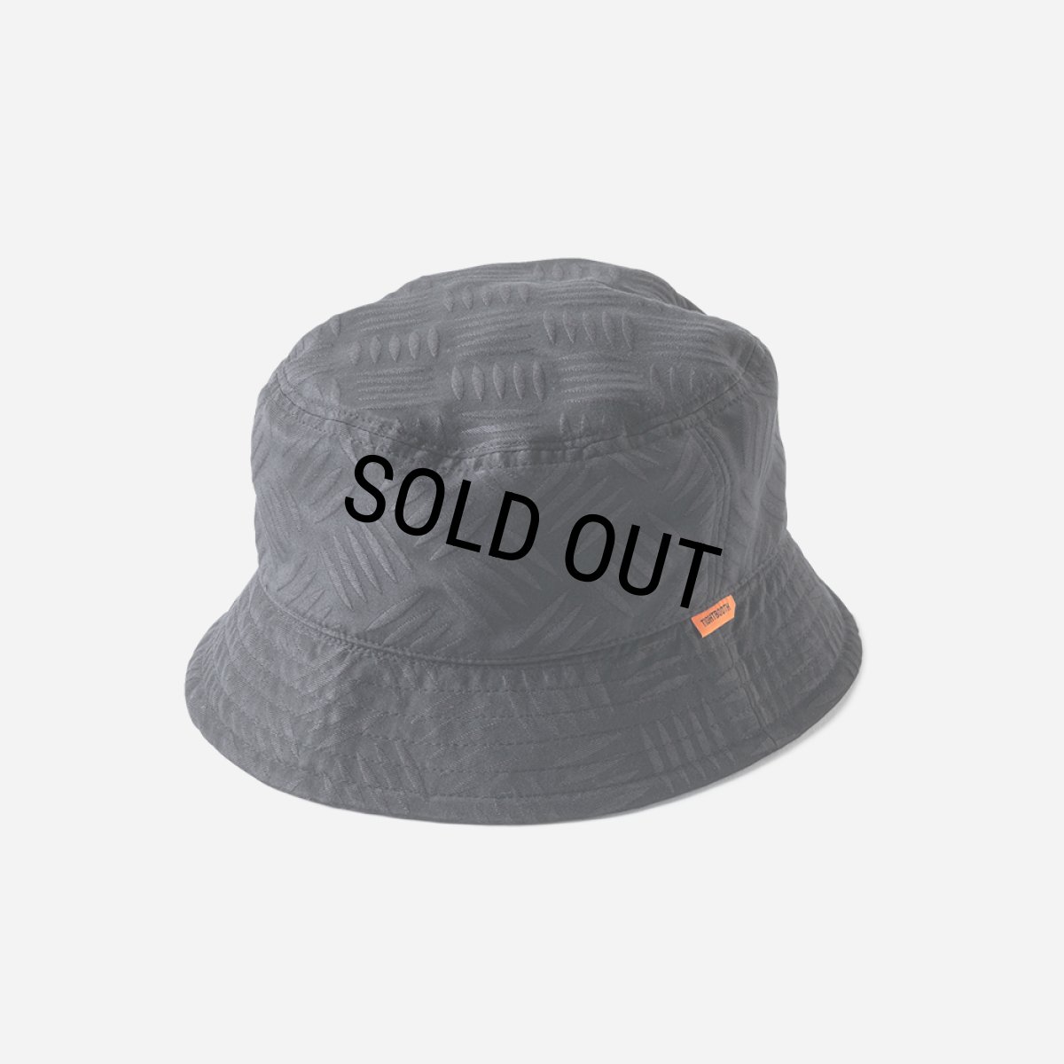 画像1: TIGHTBOOTH/CHECKER PLATE BUCKET HAT（Black）［バケットハット-24春夏］ (1)