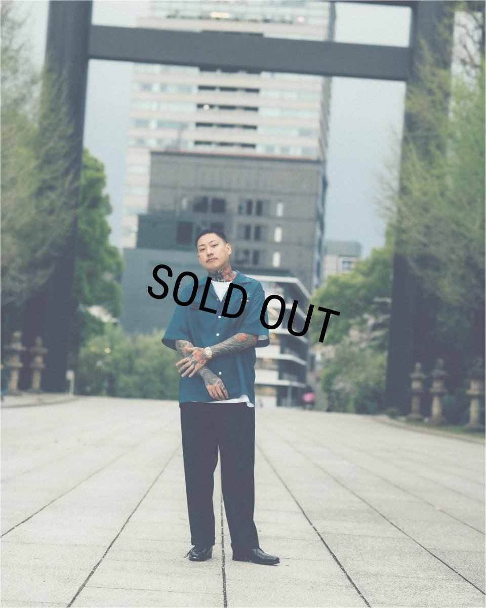 画像6: WACKO MARIA/舐達麻 / HIGH TIMES / 50'S OPEN COLLAR SHIRT（NAVY）［50'Sオープンカラーシャツ-24春夏］ (6)