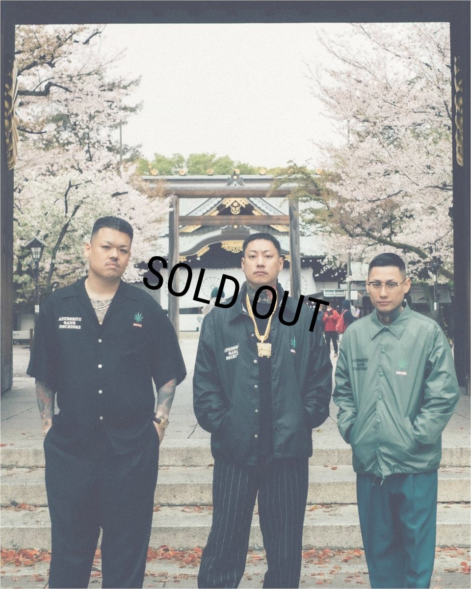 画像4: WACKO MARIA/舐達麻 / HIGH TIMES / COACH JACKET（BLACK）［コーチJKT-24春夏］ (4)