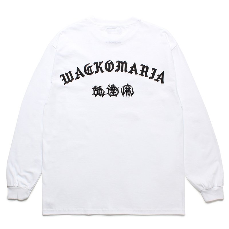 画像2: WACKO MARIA/舐達麻 / HIGH TIMES / LONG SLEEVE T-SHIRT（WHITE）［プリント長袖T-24春夏］