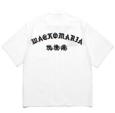 画像2: WACKO MARIA/舐達麻 / HIGH TIMES / 50'S OPEN COLLAR SHIRT（WHITE）［50'Sオープンカラーシャツ-24春夏］ (2)