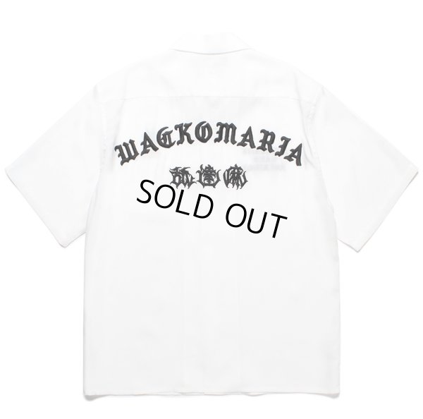 画像2: WACKO MARIA/舐達麻 / HIGH TIMES / 50'S OPEN COLLAR SHIRT（WHITE）［50'Sオープンカラーシャツ-24春夏］