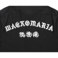 画像4: WACKO MARIA/舐達麻 / HIGH TIMES / 50'S OPEN COLLAR SHIRT（BLACK）［50'Sオープンカラーシャツ-24春夏］