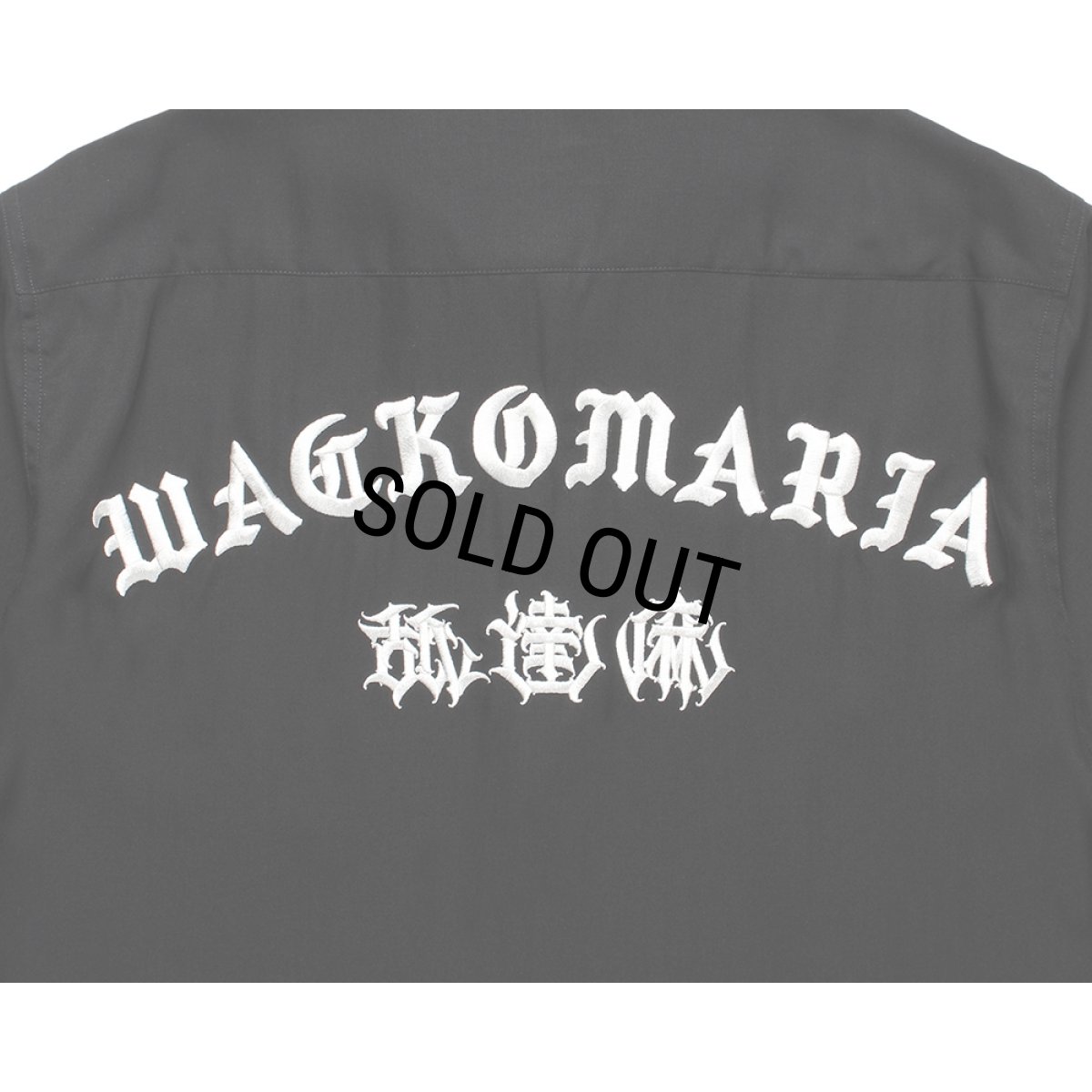 画像4: WACKO MARIA/舐達麻 / HIGH TIMES / 50'S OPEN COLLAR SHIRT（BLACK）［50'Sオープンカラーシャツ-24春夏］ (4)