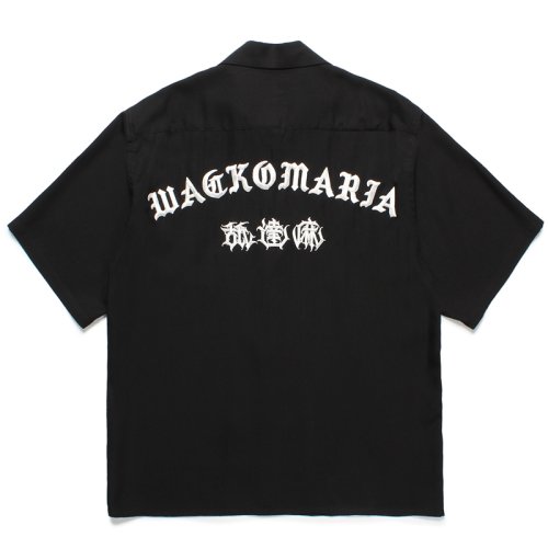 他の写真2: WACKO MARIA/舐達麻 / HIGH TIMES / 50'S OPEN COLLAR SHIRT（BLACK）［50'Sオープンカラーシャツ-24春夏］