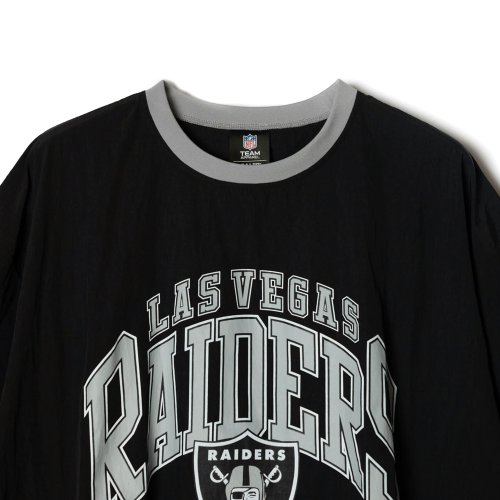 他の写真3: CALEE/× NFL RAIDERS S/S NYLON GAME SH（BLACK）［ナイロンゲームシャツ-23春夏］