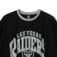 画像3: CALEE/× NFL RAIDERS S/S NYLON GAME SH（BLACK）［ナイロンゲームシャツ-23春夏］