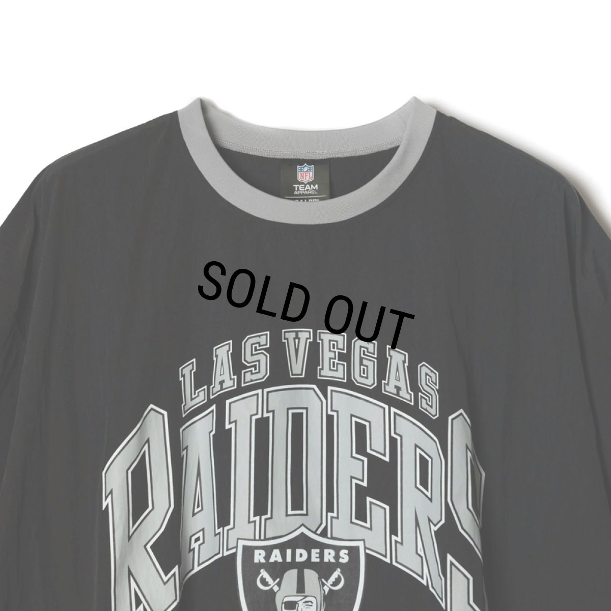 画像3: CALEE/× NFL RAIDERS S/S NYLON GAME SH（BLACK）［ナイロンゲームシャツ-24春夏］ (3)