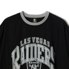 画像3: CALEE/× NFL RAIDERS S/S NYLON GAME SH（BLACK）［ナイロンゲームシャツ-24春夏］ (3)
