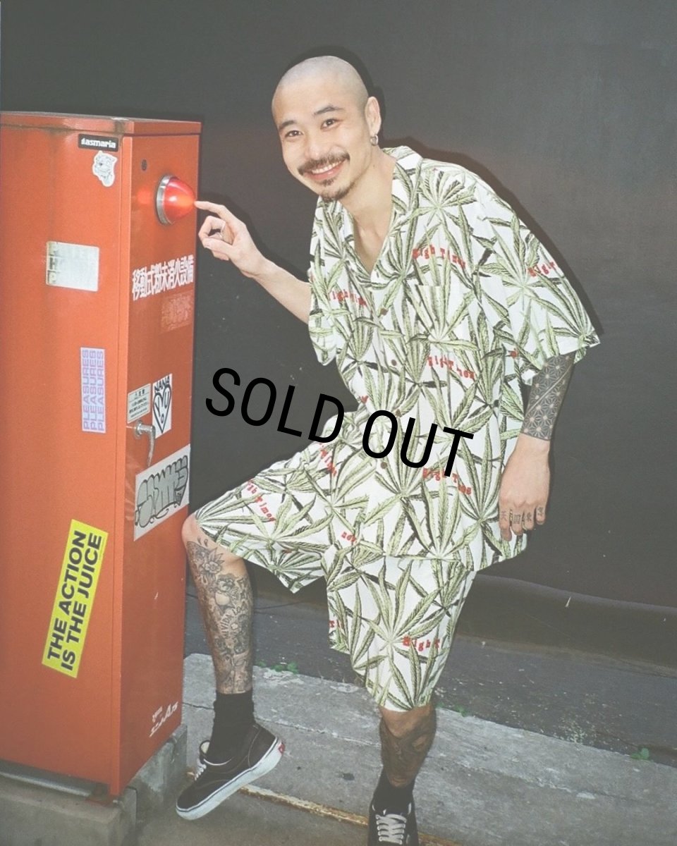 画像2: WACKO MARIA/HIGH TIMES / HAWAIIAN SHIRT（WHITE）［ハワイアンシャツ-24春夏］ (2)