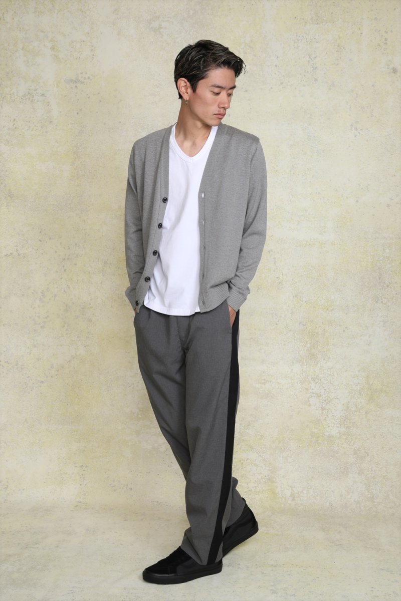 画像3: 【30%OFF】RATS/EASY LINE SLACKS PANTS（GRAY/BLACK LINE）［ラインスラックスパンツ-24春夏］