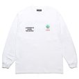 画像1: WACKO MARIA/舐達麻 / HIGH TIMES / LONG SLEEVE T-SHIRT（WHITE）［プリント長袖T-24春夏］ (1)